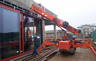 SPX527 на монтаже стеклопакетов